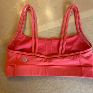Lululemon dark orange bra top